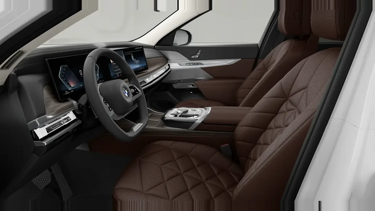 BMW Serie 7 740d xDrive en renting en Madrid — Interior