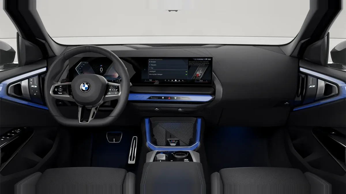 BMW X3 20d xDrive en renting en Madrid — Delantera