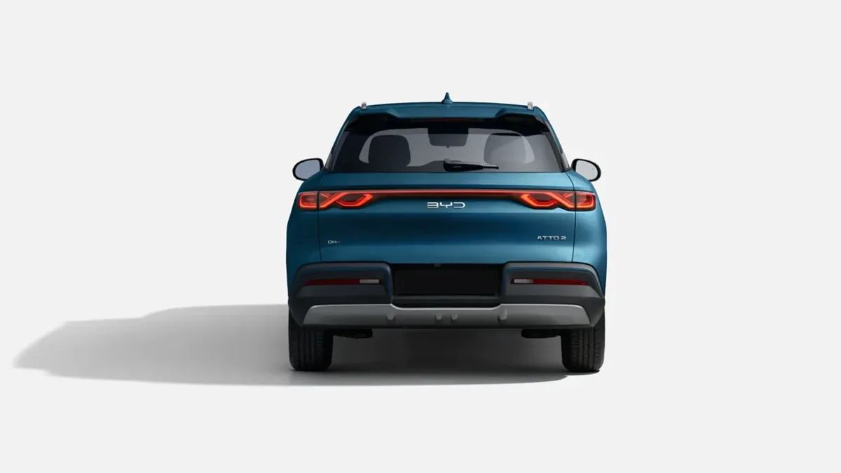 BYD ATTO 2 DM-i Boost en renting en Madrid — Delantera