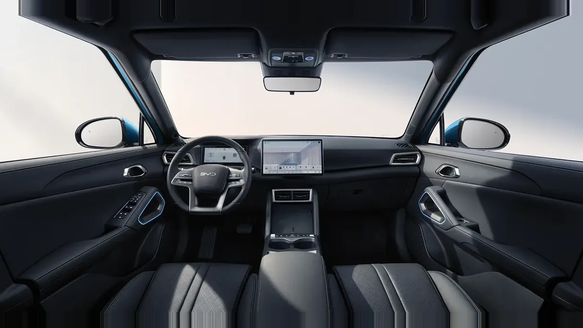 BYD ATTO 2 DM-i Boost en renting en Madrid — Interior