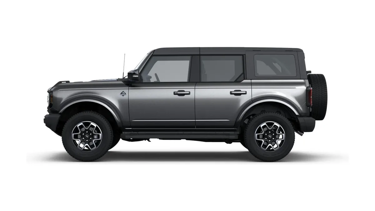 Ford Bronco Outer Banks 2.7 Ecoboost 335CV Automático 4x4 en renting en Madrid — Lateral
