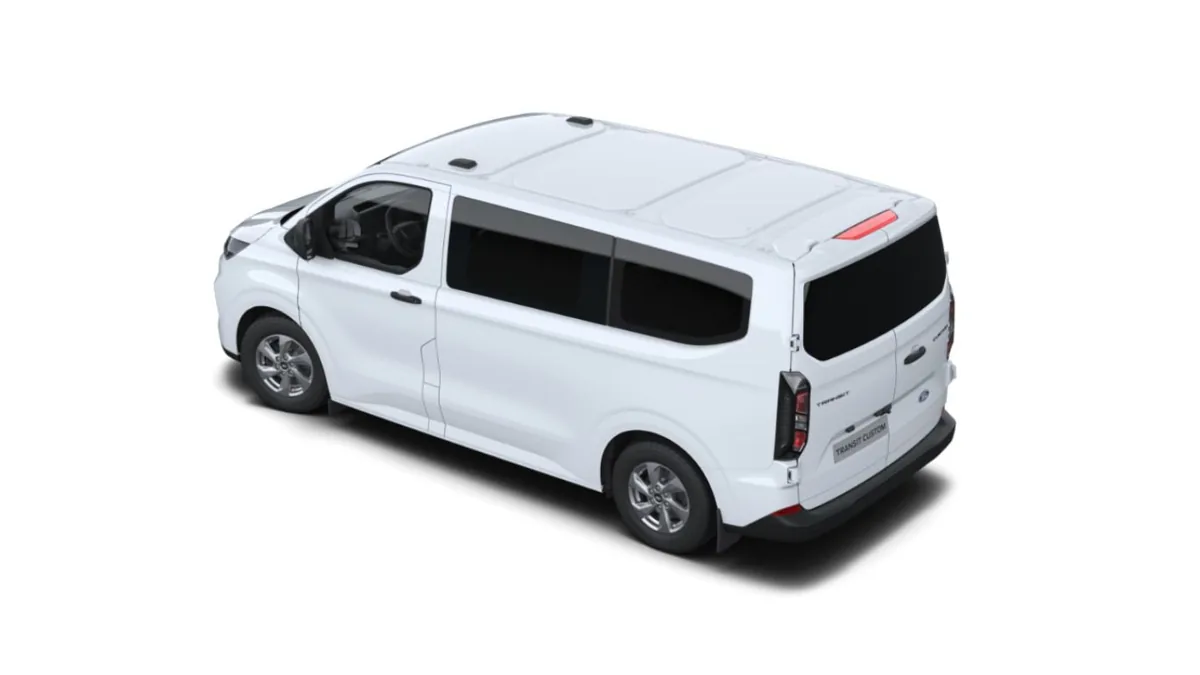 Ford Transit Custom Kombi 2.0 EcoBlue 150Cv 320 L1 Trend M1 II en renting en Madrid — Lateral