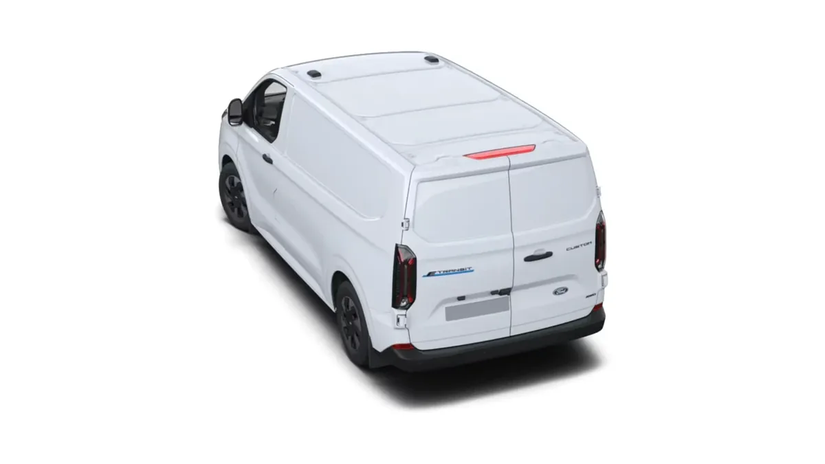 Ford TRANSIT CUSTOM Van BEV 83kWh 100kW 320 L1 Trend en renting en Madrid — Trasera