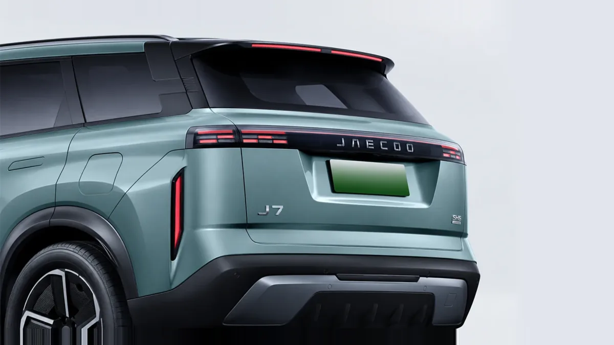 Jaecoo 7 PHEV Business 1.5 TGDI 205kW (279CV) FWD en renting en Madrid — Lateral