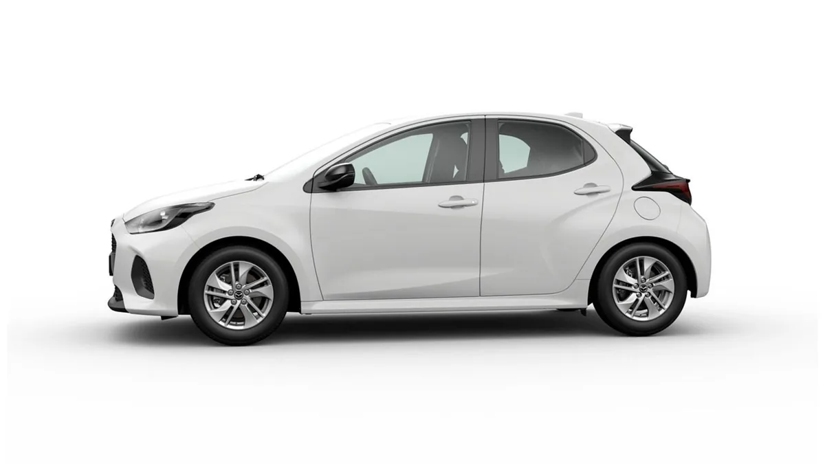 Mazda 2 Hybrid 1.5 85kW 116CV CVT Centre-Line en renting en Madrid — Lateral