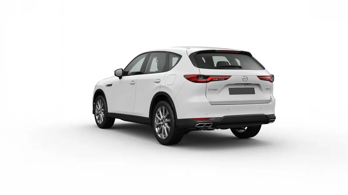 Mazda CX-60 e-Skyactiv D MHEV 147kW RWD 8AT Exclus.-Line en renting en Madrid — Trasera