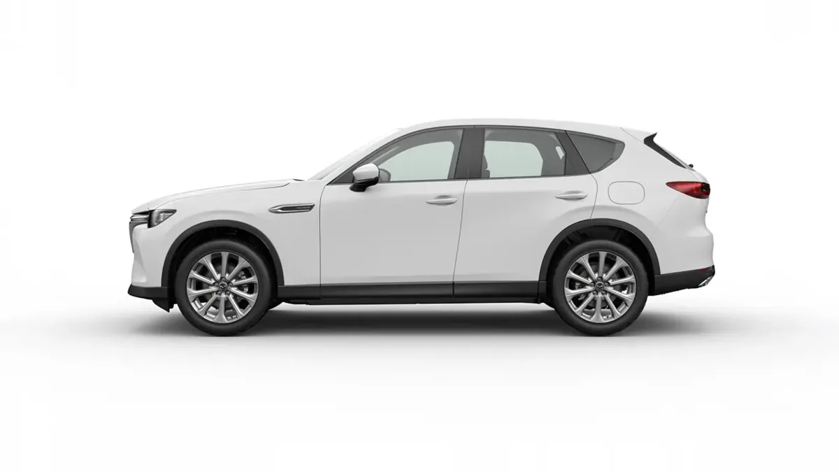 Mazda CX-60 e-Skyactiv MHEV RWD Exclusive-Line II en renting en Madrid — Trasera