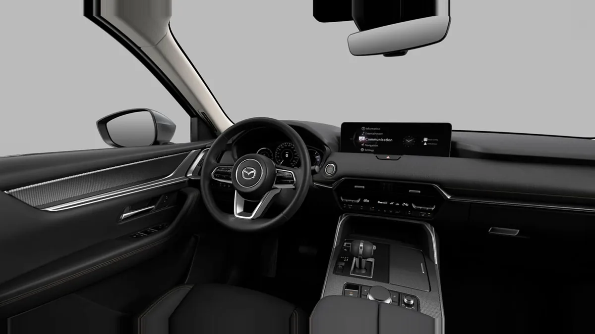 Mazda CX-60 e-Skyactiv MHEV RWD Exclusive-Line II en renting en Madrid — Interior