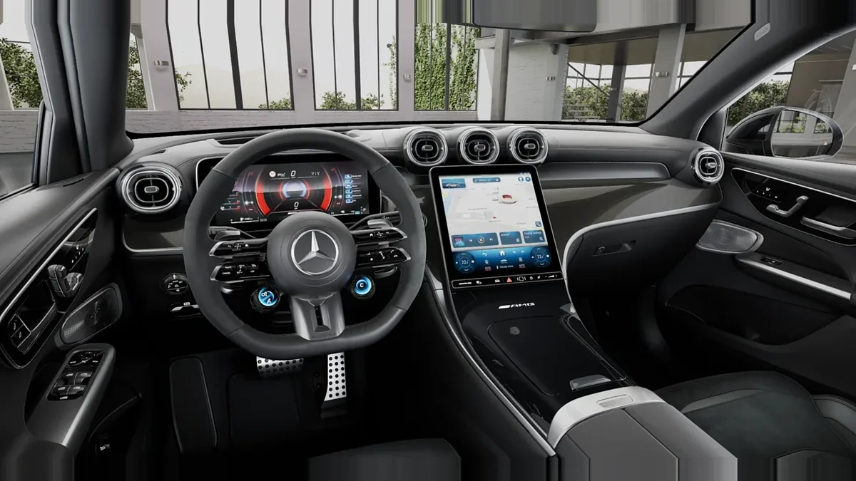 Mercedes-AMG GLC Coupé 63 S E Performance en renting en Madrid — Delantera