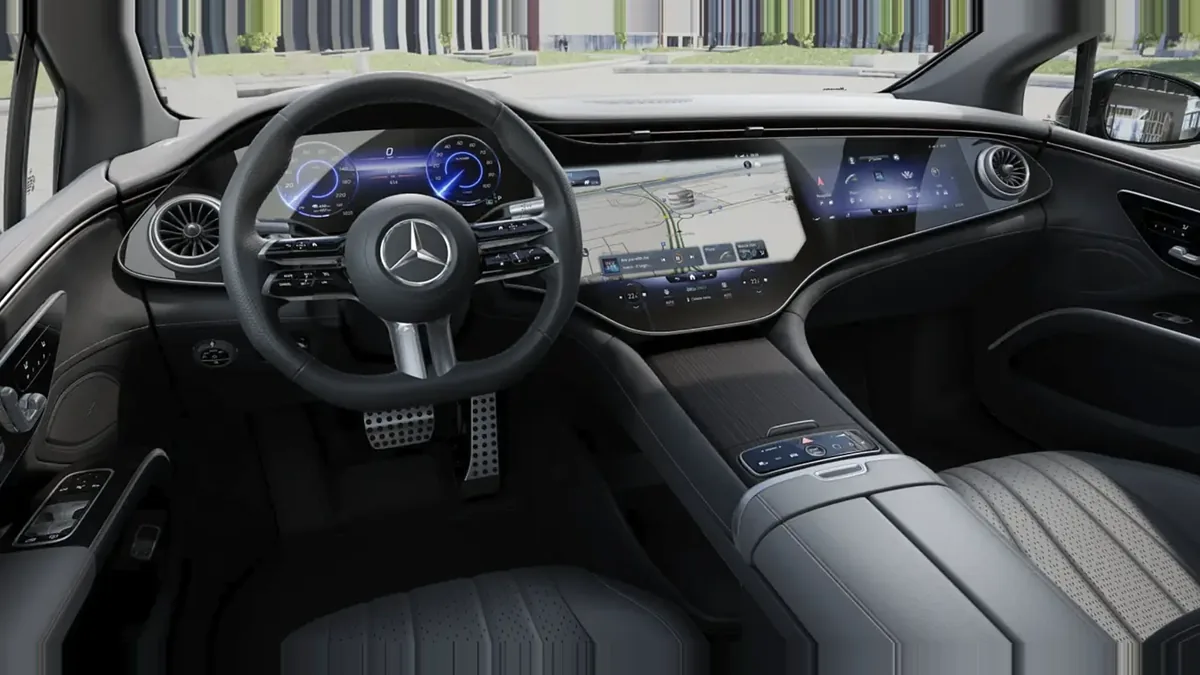 Mercedes-Benz EQS 350 Edition en renting en Madrid — Delantera