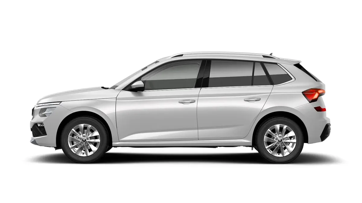 Škoda Kamiq 1.5 TSI DSG Selection en renting en Madrid — Lateral