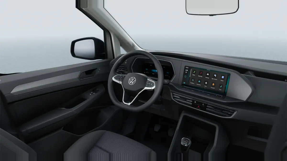 Volkswagen Caddy Cargo 2.0 TDI 75kW (102CV) - FRÍO POSITIVO en renting en Madrid — Interior
